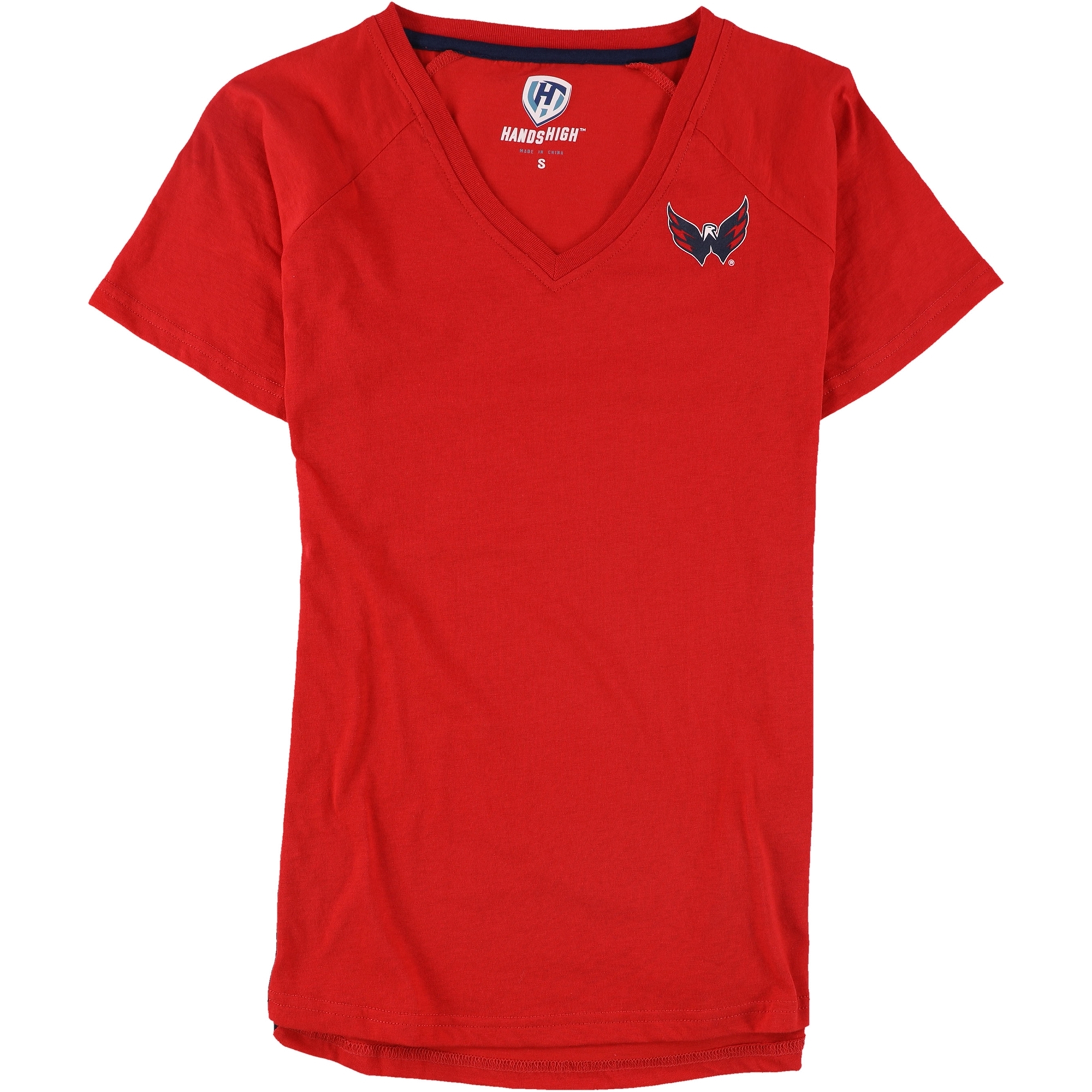 Hands High Womens Washington Capitals Graphic T-Shirt, Red, Small
